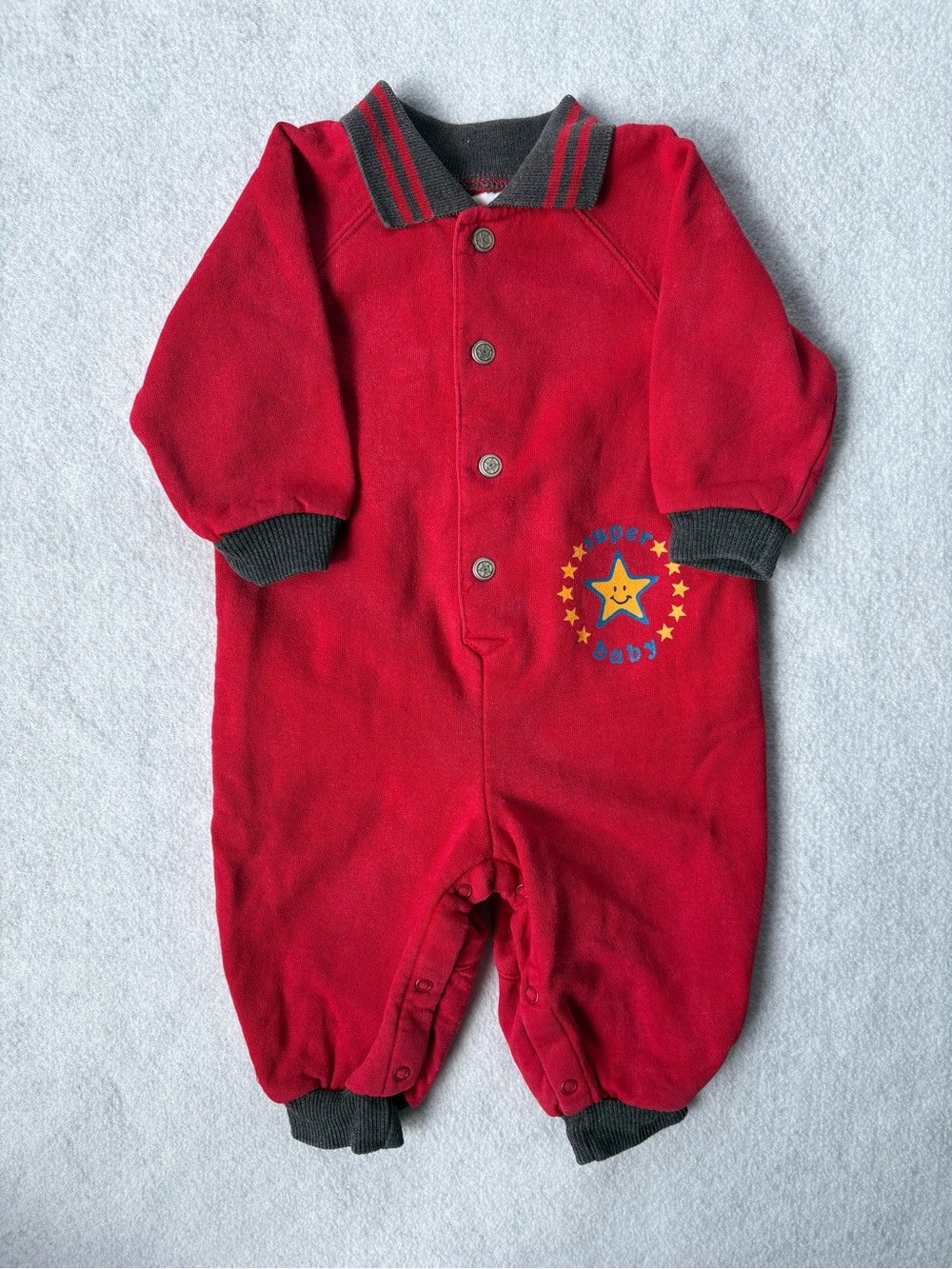 Vintage Please Mum Super Baby Romper